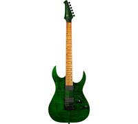 Spira Guitars S-450 TGR Flame Maple Gloss Trans Green