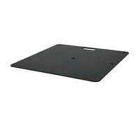 (B-Stock) Wentex Pipe & Pipe Base Plate, 600 x 600mm (Black)
