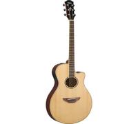 YAMAHA APX600 Electro-Acoustic Guitar - Slim Thinline Body, 25” Scale, System65 Pickup, 3-Band EQ, Built-In Tuner, Oval Soundhole - Natural