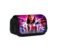 (B) Stranger Things Pencil Case 3D Printed School Large Capacity Pen Pouch Kids Boys Girls