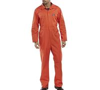 Beeswift Super Click Heavyweight Boilersuit Orange 54 PCBSHWOR54