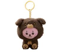 B-T-S Plush Keychain RM Jin Suga J-Hope Jimin V Jungkook Figure Doll Cartoon Stuffed Plushies Key chain Soft Cuddly Keyring for Fans