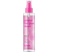 b.tan Clear Face Self Tanning Mist | Gimme The Glow Down - Best Facial Tan Spray, Gradual Bronzing Fake Tanning Water, Ultra Hydrating, Infused with Rosewater, Vegan, Cruelty Free, 190ml