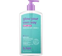 b.tan Clear Gradual Self Tanner Gel | Glow Your Own Way, Daily Use - Best Everyday Dark Sunless Tanning Moisturizer, Transfer Free, Bronze Extender, No Fake Tan Smell, 591 ml