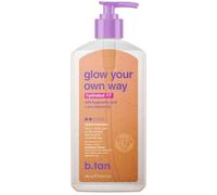 b.tan Clear Self Tanning Gel | Glow Your Own Way Hydrating - Best Transfer-Resistant, Express, Dark Fake Tan Lotion, Face & Body, Use Daily for Gradual Bronzing, Ultra Moisturiser, 437ml