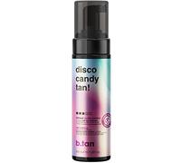 b.tan Dark Self Tanning Mousse | Disco Candy - Dark, 1 Hour Instant Express Bronzing Foam, Sweat Proof, No Transfer, No Fake Tan Smell, Best Tinted Sunless Tanner, Face & Body, Australian Glow, 200ml