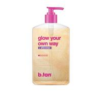 b.tan - glow your own way shimmer - gradual self tan gel 473ml