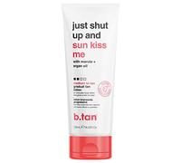 b.tan Medium Gradual Self Tanning Lotion | Just Shut Up and Sun Kiss Me - Develop a Bronzed Glow, Daily Sunless Tanner Infused With Marula + Argan Oil, Ultra Hydrating, No Fake Tan Smell, 236ml