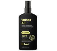 b.tan Sun Tanning Body Oil - tanned AF - Ultra Hydrating With Tan Accelerating Tan Actives for Deeper, Darker Results, 3.38 fl oz