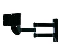 B-Tech BT7515 Flat Screen Wall Mount with Double Arm in Piano Black