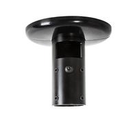 B-Tech SYSTEM 2 - Heavy Duty Ceiling / Floor Mount (Fixed) for 50mm Poles. Product type: Ceiling/floor plate Product colour: Black Housing material: Steel. Material thickness: 6 mm. Quantity per pack: 1 pc(s)