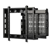 B-Tech Flat Screen Wall Mount with Slide-Out AV Storage Tray (VESA 600 x 400)