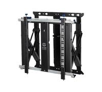 B-Tech Slimline Soft-Open Full Service Videowall Mount with Micro-Adjustment (VESA 600 x 400)