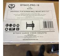 B-Tech Universal Flat Screen Wall Mount with Tilt (VESA 400)