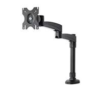 B-Tech Flat Screen Desk Mount with Double Arm Clamp 9 kg 71.1 cm (28") 100 x 100 mm Height adjustment Black