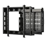 B-Tech Flat Screen Wall Mount with Slide-Out AV Storage Tray (VESA 600 x 400) 81.3 cm (32") 177.8 cm (70") 100 kg 200 x 200 mm 600 x 400 mm Black