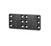 B-Tech Mounting Plate for UC / VC Video Bars. Product type: Device plate Product colour: Black Housing material: Steel