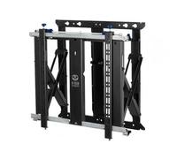 B-TECH Professional BT8312 - Slimline mounting kit - for video wall - soft-open, full service - black