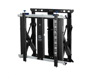 B-Tech Slimline Soft-Open Full Service Videowall Mount with Micro-Adjustment (VESA 600 x 400)