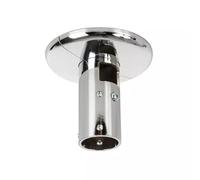 B-Tech SYSTEM 2 - Heavy Duty Ceiling / Floor Mount (Fixed) for 50mm Poles. Product type: Ceiling/floor plate Product colour: Chrome Housing material: Steel. Material thickness: 6 mm. Quantity per pack