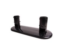 B-Tech SYSTEM 2 - Heavy Duty Twin Pole Ceiling / Floor Mount for 50mm Poles. Product type: Base Product colour: Black Maximum weight capacity: 200 kg. Width: 426 mm Depth: 150 mm. Quantity per pack: 1 pc(s)