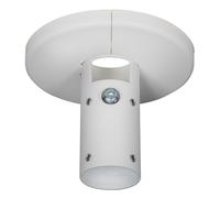 B-Tech SYSTEM V - Fixed Ceiling Mount for 38mm Poles , White BT5920, Mount, Indoor, White, Internal, 75 kg, 12 cm