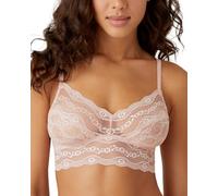 b.tempt'd by Wacoal Women's Lace Kiss Bralette, Rose Smoke, M