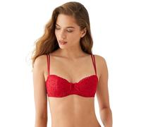 b.tempt'd Womens Ciao Bella Lightly Padded Balconette Underwire Bra, 953144, Savvy Red, 34D