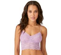 b.tempt'd Women's Inspired Eyelet Bralette Bra, Opaque, Lavender Herb, M