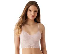 b.tempt'd Women's Inspired Eyelet Bralette Bra, Rose Smoke, XL