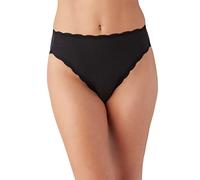 b.tempt'd Women's Inspired Eyelet Hi Leg Brief Panty, Night, Large