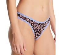 b.tempt'd Women's Inspired Eyelet Thong Panty, Vintage Floral, S