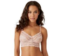 b.tempt'd Women's Lace Kiss Bralette Bra, 0.5 cm, Rose Smoke, S