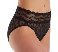 b.tempt'd Women's Lace Kiss Hi Leg Brief Panty, Night, Large