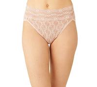 b.tempt'd Women's Lace Kiss Hi Leg Brief Panty, Rose Smoke, XL