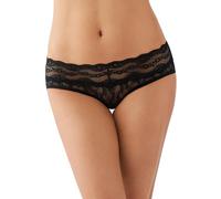 b.tempt'd Women's Lace Kiss Moderate Coverage Hipster Panty, 978282, Night, S