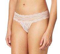 b.tempt'd Women's Lace Kiss Thong Panty, Rose Smoke, M