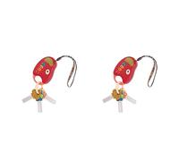 B. - Toy Car Keys - Key Fob with Lights & Sounds - Interactive Baby Toy - Pretend Keys for Babies, Toddlers - 10 Months + - FunKeys - Red (Pack of 2)