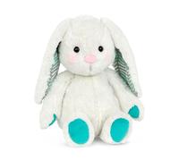 B. toys - 12-Inch Plush Bunny Soft & Cuddly Plush Rabbit Toy Washable - Happy Hues - Peppy Mint Bunny - 0 Months+