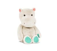 B. toys - 12-Inch Plush Hippo - Stuffed Animal - Soft & Gray Hippopotamus Toy - Washable Toys for Baby, Toddler, Kids - Happyhues - Garry Grey Hippo - 0 Months, Gray,grey