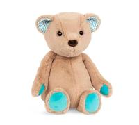 B. toys - 12-Inch Plush Teddy Bear - Soft & Cuddly Stuffed Animal Toy - Huggable & Washable - for Newborns, Toddlers, Kids - Happy Hues - Cara - Mellow Bear - 0+ Months