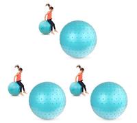 B. toys - 26-Inch Bouncy Hopper Ball Ride On Blue Sit & Bounce for Toddlers, Kids Big Ball for Jumping Play & Exercise Air Pump Included Pouncy Bouncy 3+ Years (Pack of 3)
