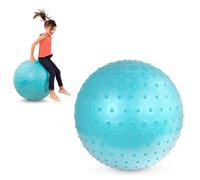 B. toys - 26-Inch Bouncy Hopper Ball Ride On Blue Sit & Bounce for Toddlers, Kids Big Ball for Jumping Play & Exercise Air Pump Included Pouncy Bouncy 3+ Years