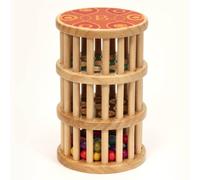 B. toys - A - Maze Rain Rush Dexterity Toy - Crawling Rolling Tower - Developmental Natural Wooden Rainmaker Toy - Toys for Toddlers