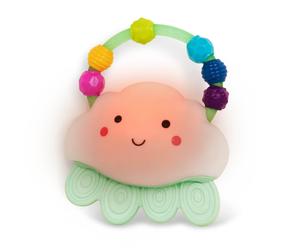 B. toys- B. baby - Baby Light-Up Cloud Rattle- Rain-Glow Squeeze- Teet
