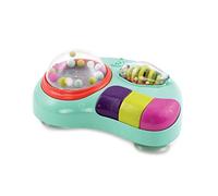 B. toys Baby Activity Station, Whirly Pop Suction Toy with Music | High chair suction cup toy with lights, popping balls, bead spiral, and 3 musical buttons for seated play, Baby, 6+ Months