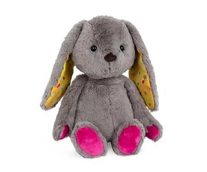 B. toys Bunny Stuffed Animal, Happyhues Sprinkle Bunny, 12 Inch Grey