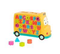 B. toys - Educational School Bus - With 26 Letters & 4 Shapes - Magnetic Board & Storage Space - 3 Years +