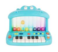 Land of B. - Toy Keyboard - Play Piano - Songs, Sounds & Lights - Musical Instrument for Toddlers, Kids - Hippo Pop - 12 Months +