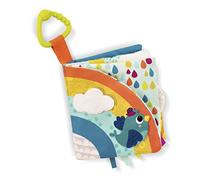 B. toys - Soft Baby Book - Interactive Sensory Cloth Book for Babies - Early Developmental Toy - Rainbow Sunshine - 6 Months+
